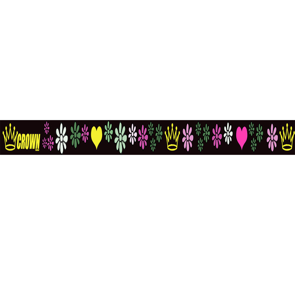 CROWN PICKLEBALL - Pickleball Paddle Edge Guard Tape (3-PACK FLOWERS)