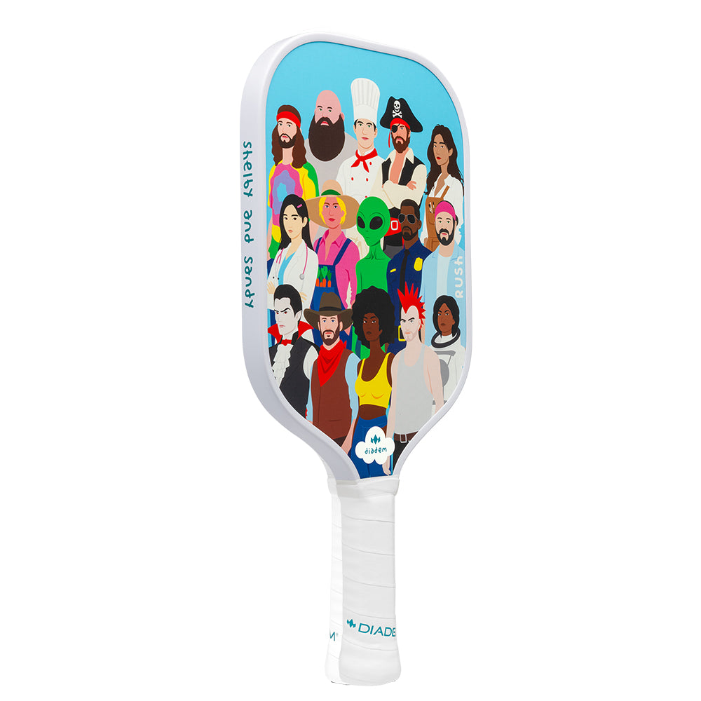 Pala de pickleball Diadem People of Pickleball de Shelby y Sandy