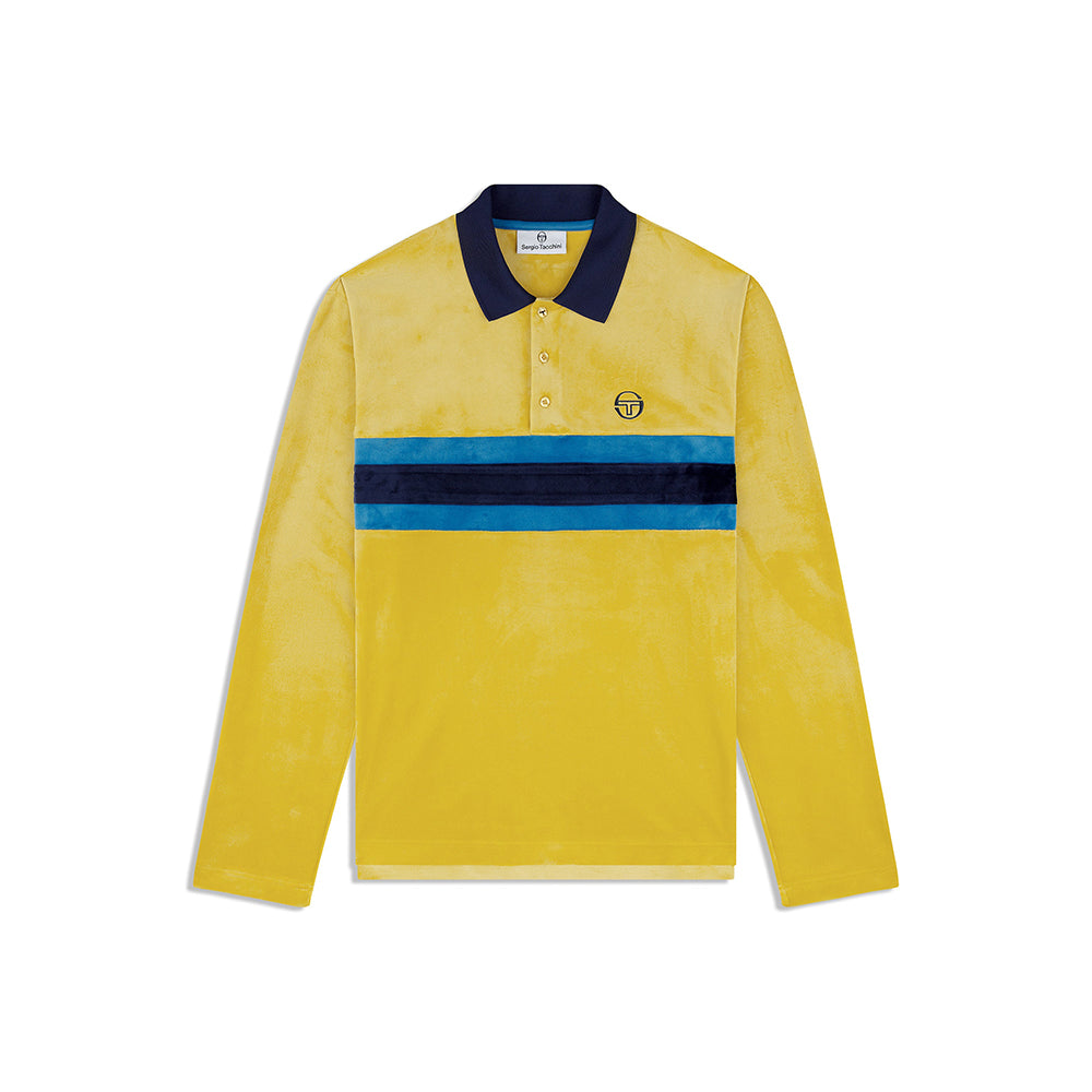 Sergio Tacchini Banda Velour Polo - Snake Eye