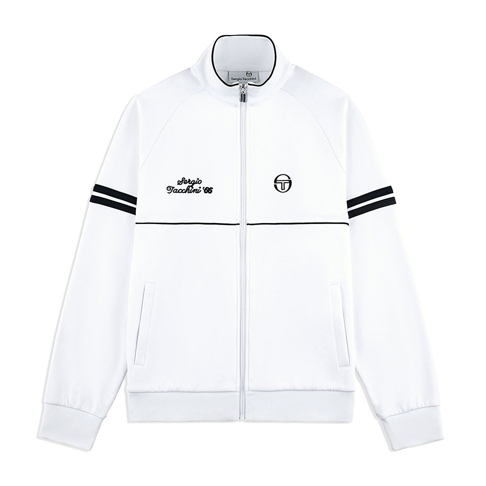 Sergio Tacchini Orion Davis Track Jacket - White/ Maritime Blue