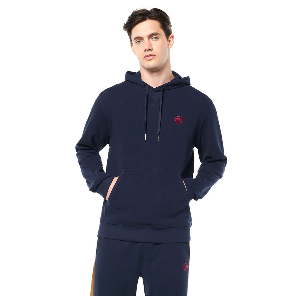 Sergio Tacchini Grafico Hoodie - Maritime Blue