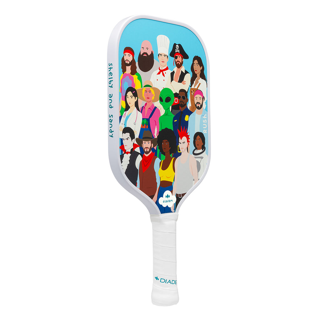 Pala de pickleball Diadem People of Pickleball de Shelby y Sandy