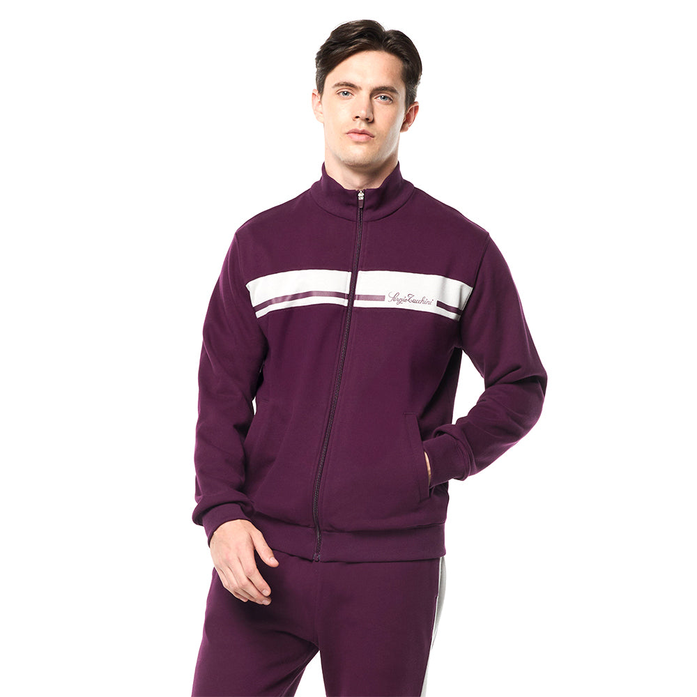 Sergio Tacchini Cursivo Track Jacket - Potent Purple