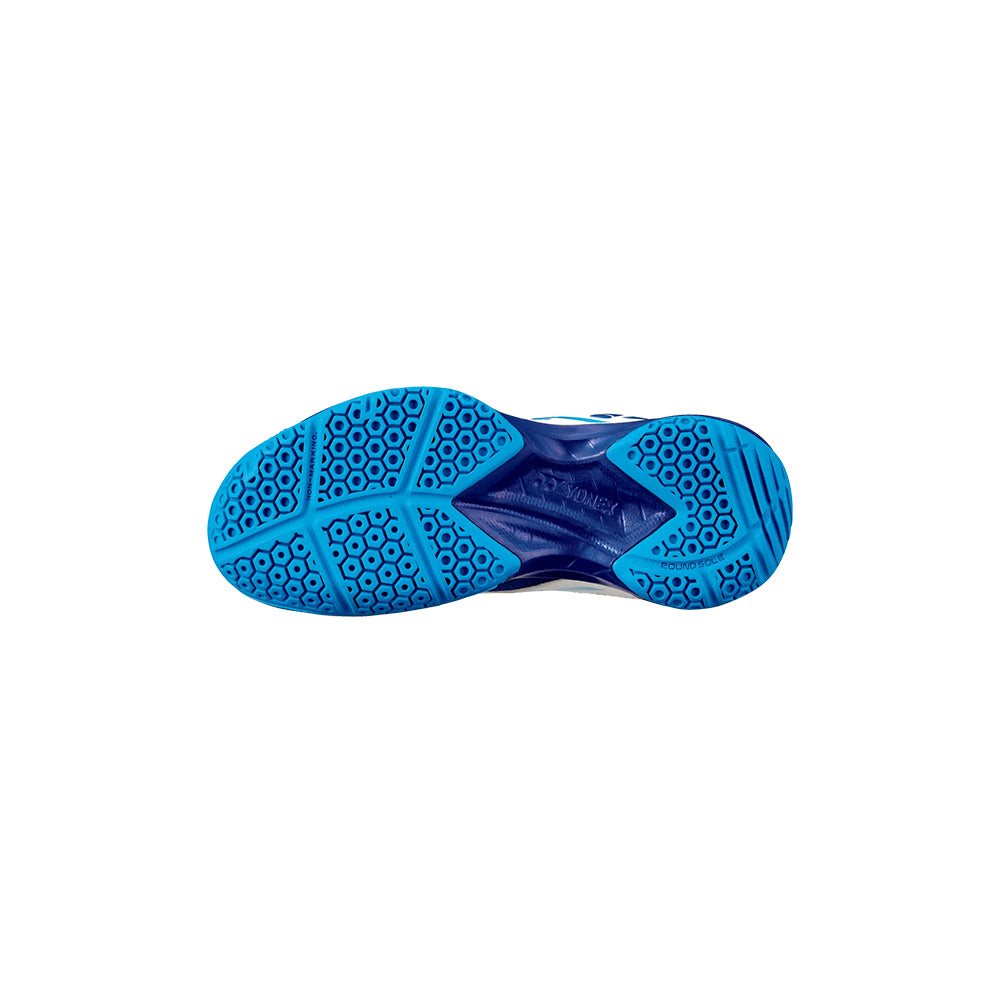 Yonex Badminton Shoe Power Cushion 39 Junior (White/Blue)