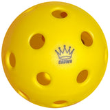 CROWN PICKLEBALL - High-Performance INDOOR Pickleballs (100-PACK LEMON)