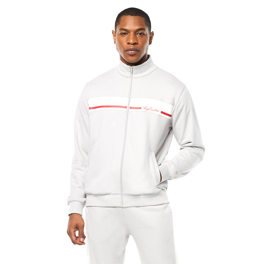 Sergio Tacchini Cursivo Track Jacket - Quiet Grey