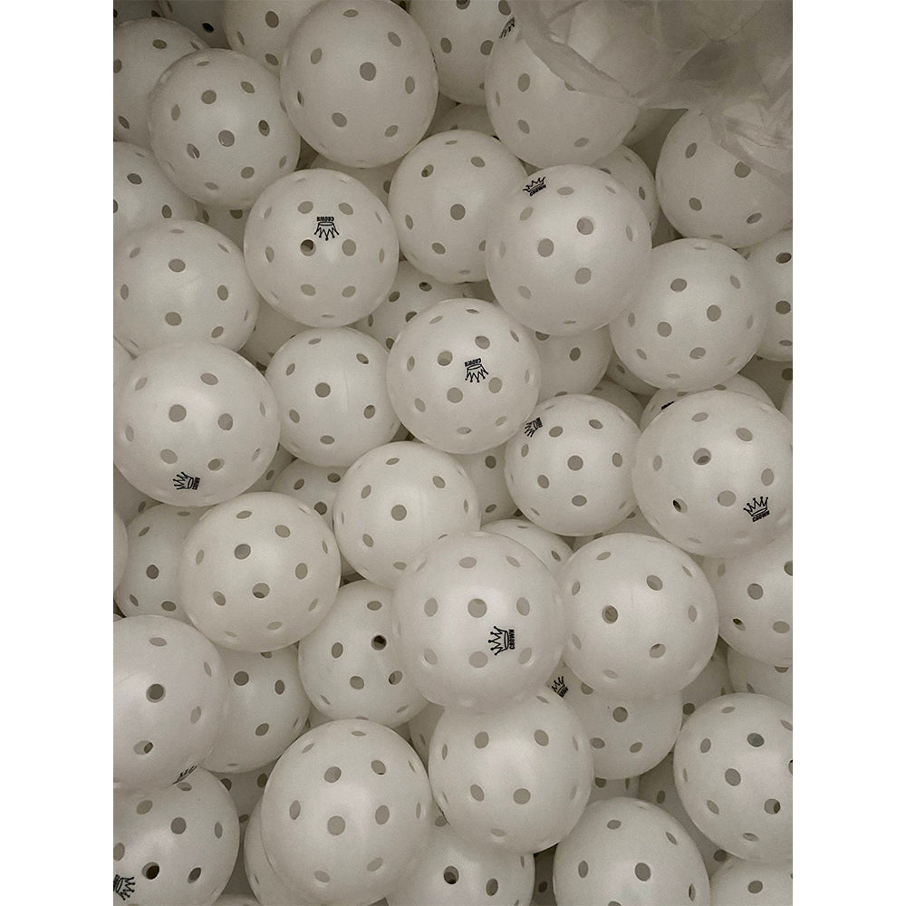 CROWN PICKLEBALL - High-Performance CONTRAST OUTDOOR Pickleballs (3-PACK COCONUT)