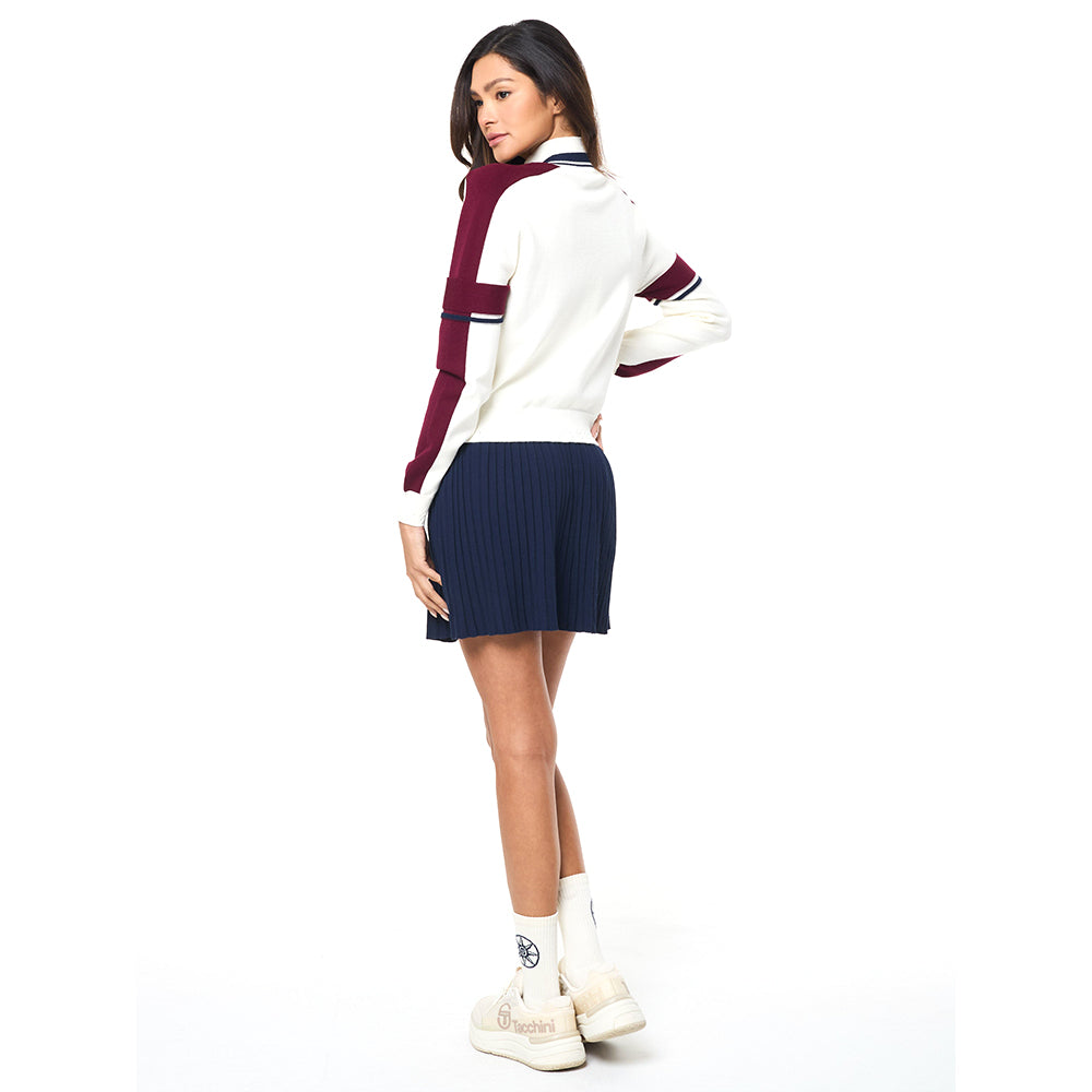 Sergio Tacchini Nota Knit Quarter Zip - Gardenia