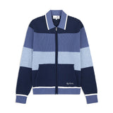 Sergio Tacchini Enzo Striped Track Jacket - Faded Denim