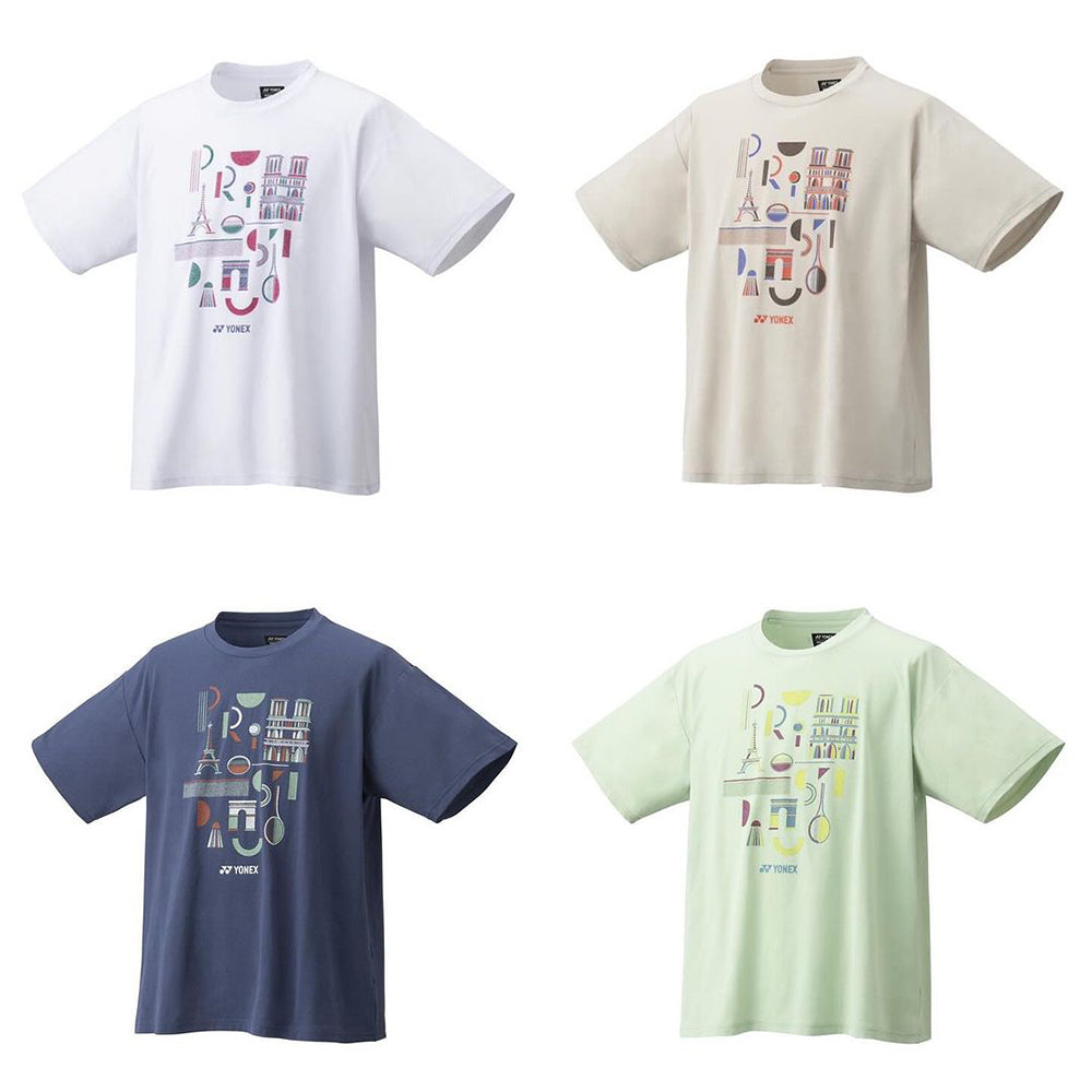 Yonex Paris Olympic - Limited Edition Shirt (White, Oatmeal, or Blueberry)