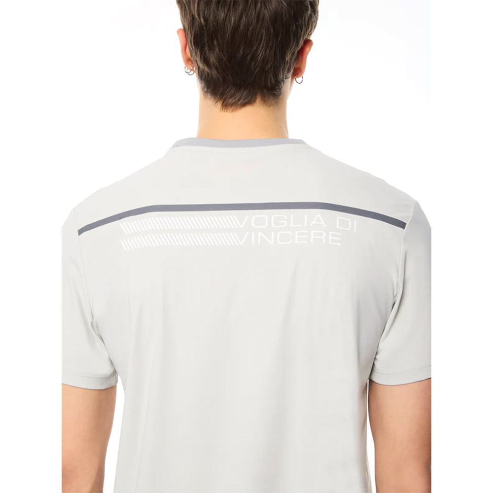 Camiseta Sergio Tacchini Campo Court | Gris discreto