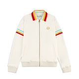 Sergio Tacchini Slice Track Jacket - Gardenia/ Gold