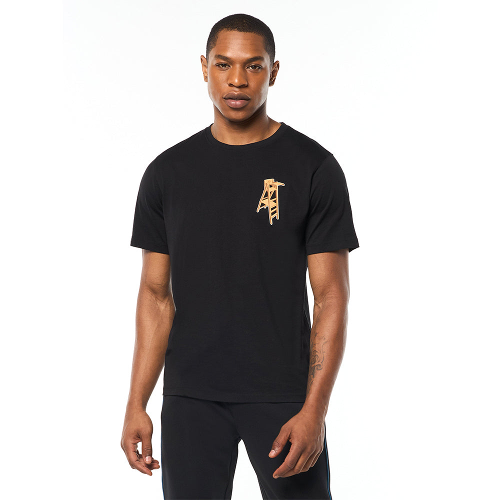 Sergio Tacchini Arbitro T - Shirt - Black Beauty