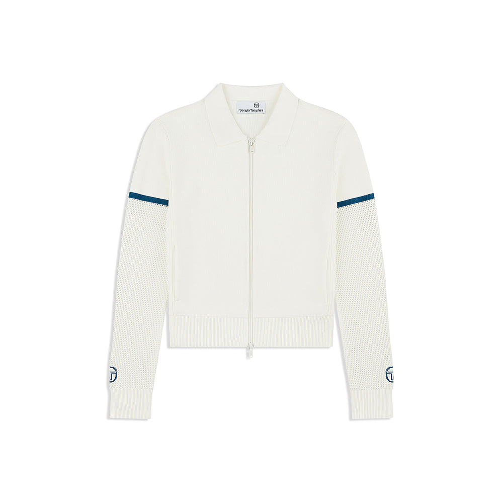 Sergio Tacchini Nota Knit Jacket - Gardenia