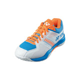 Yonex Badminton Shoe Power Cushion Strider Flow Lace Junior (White/Sky Blue)