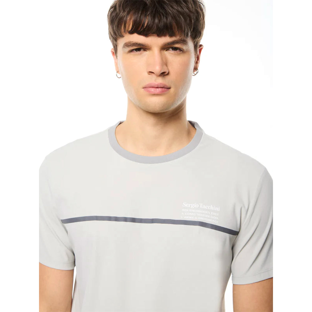 Camiseta Sergio Tacchini Campo Court | Gris discreto