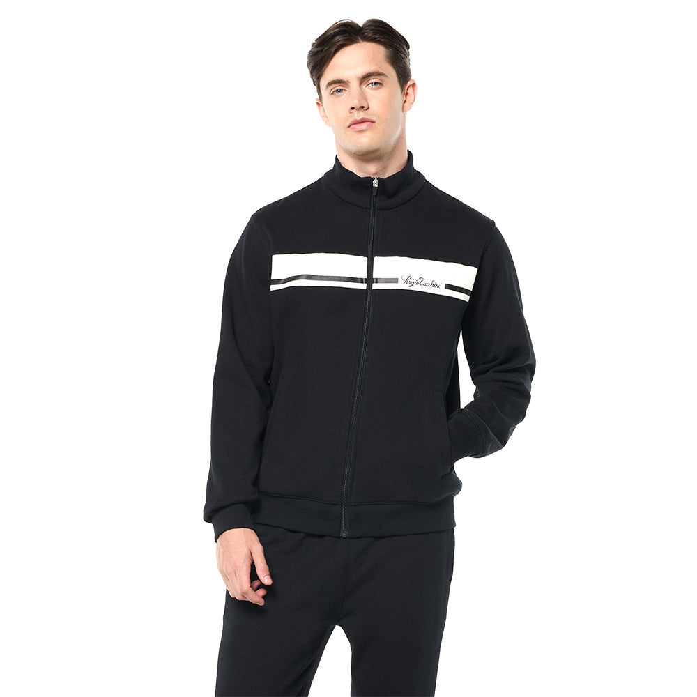 Sergio Tacchini Cursivo Track Jacket - Black Beauty