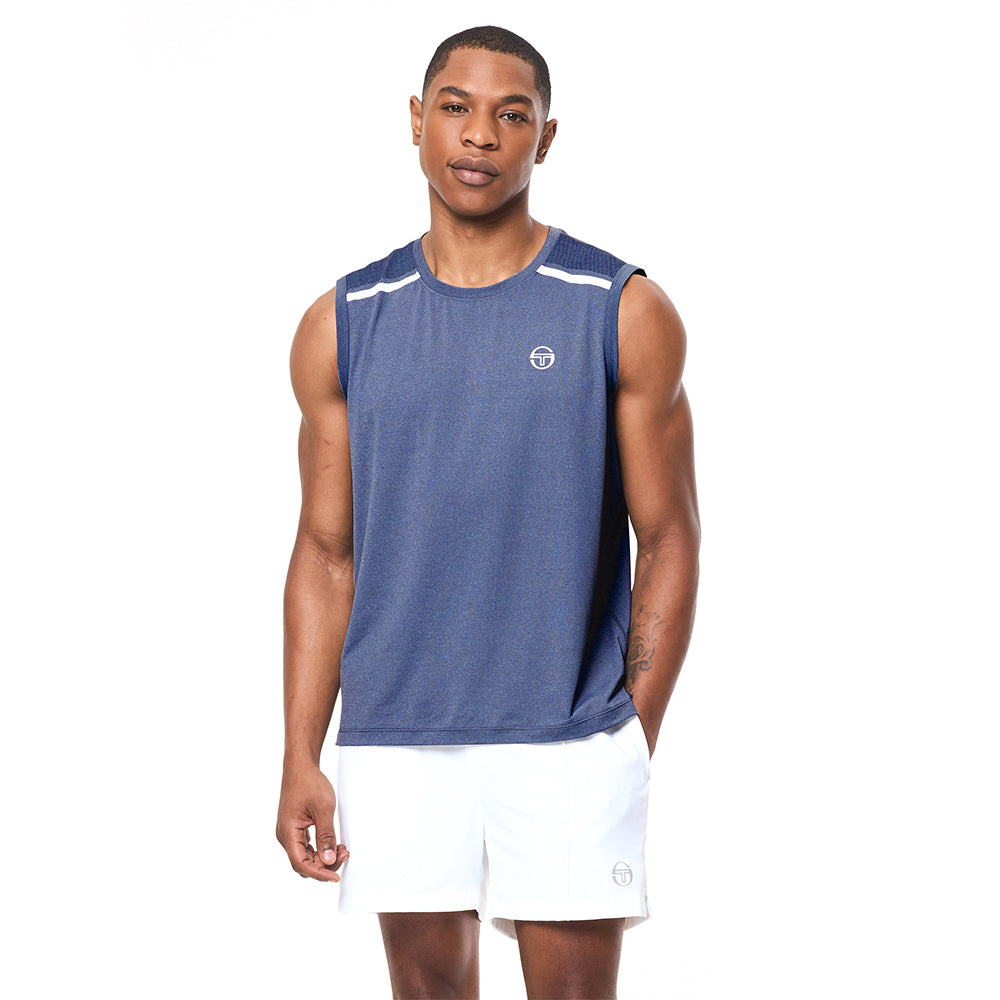 Sergio Tacchini Attivo Damarindo Tank - Maritime Blue