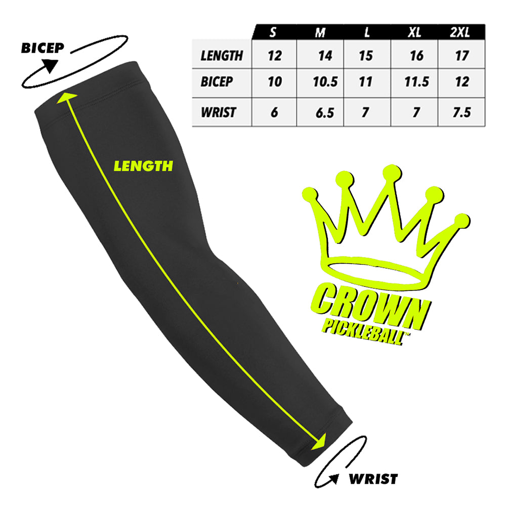 CROWN PICKLEBALL - SLEEVE - BUBBLE GUM TROPICS (Pink/Maroon)