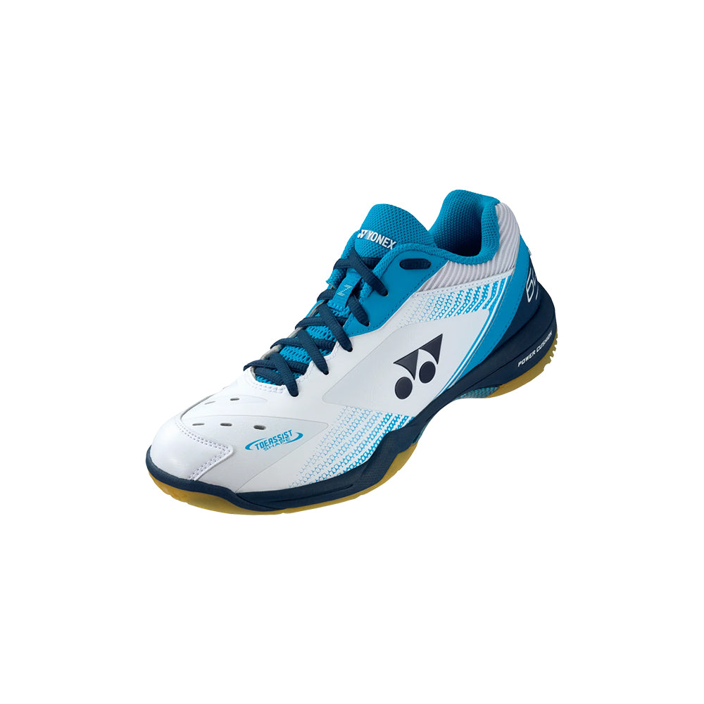 Yonex Badminton Shoe Power Cushion 65Z3 Men (White/Ocean Blue)