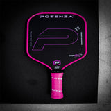 Potenza Pickleball P+ PowerSpin Carbon COREx3 Pickleball Paddle | Neon Pink
