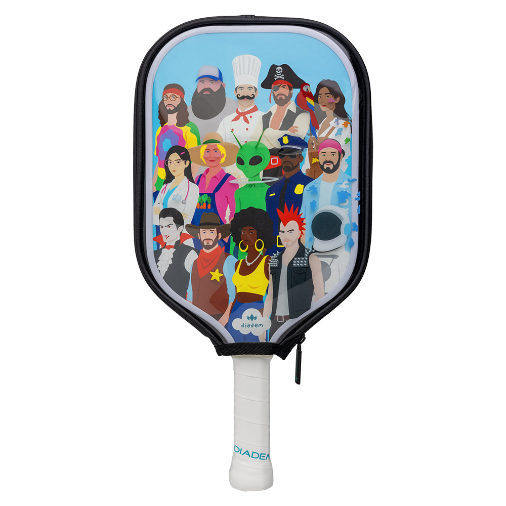 Pala de pickleball Diadem People of Pickleball de Shelby y Sandy