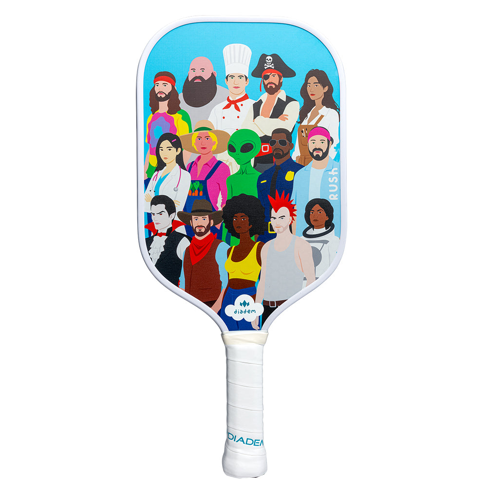 Pala de pickleball Diadem People of Pickleball de Shelby y Sandy