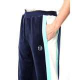 Sergio Tacchini Lazaro Velour Track Pant - Maritime Blue