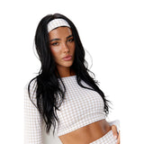 Astoria LUXE BALANCE Headband - Beige Gingham