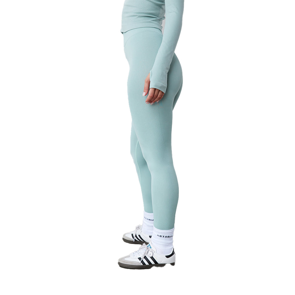 Astoria CONTOUR Ribbed Seamless Legging - Seafoam