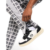 Sergio Tacchini Damarindo Check Track Pant - Quiet Grey
