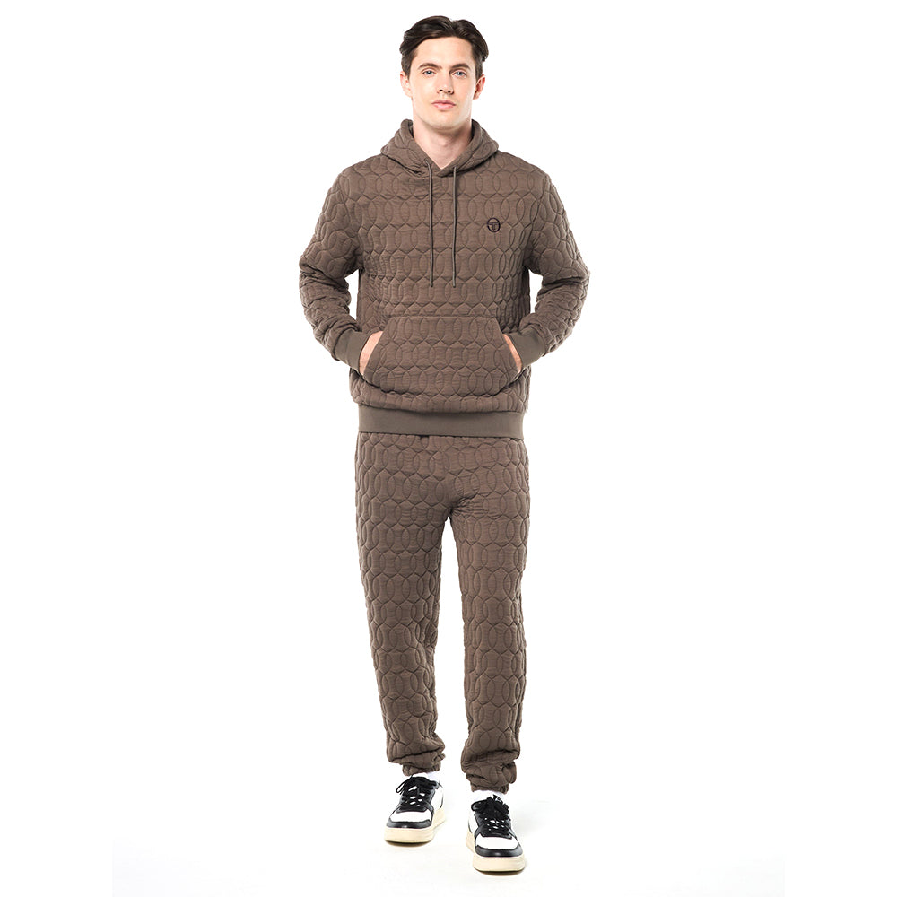 Sergio Tacchini Aversa Quilted Hoodie - Morel