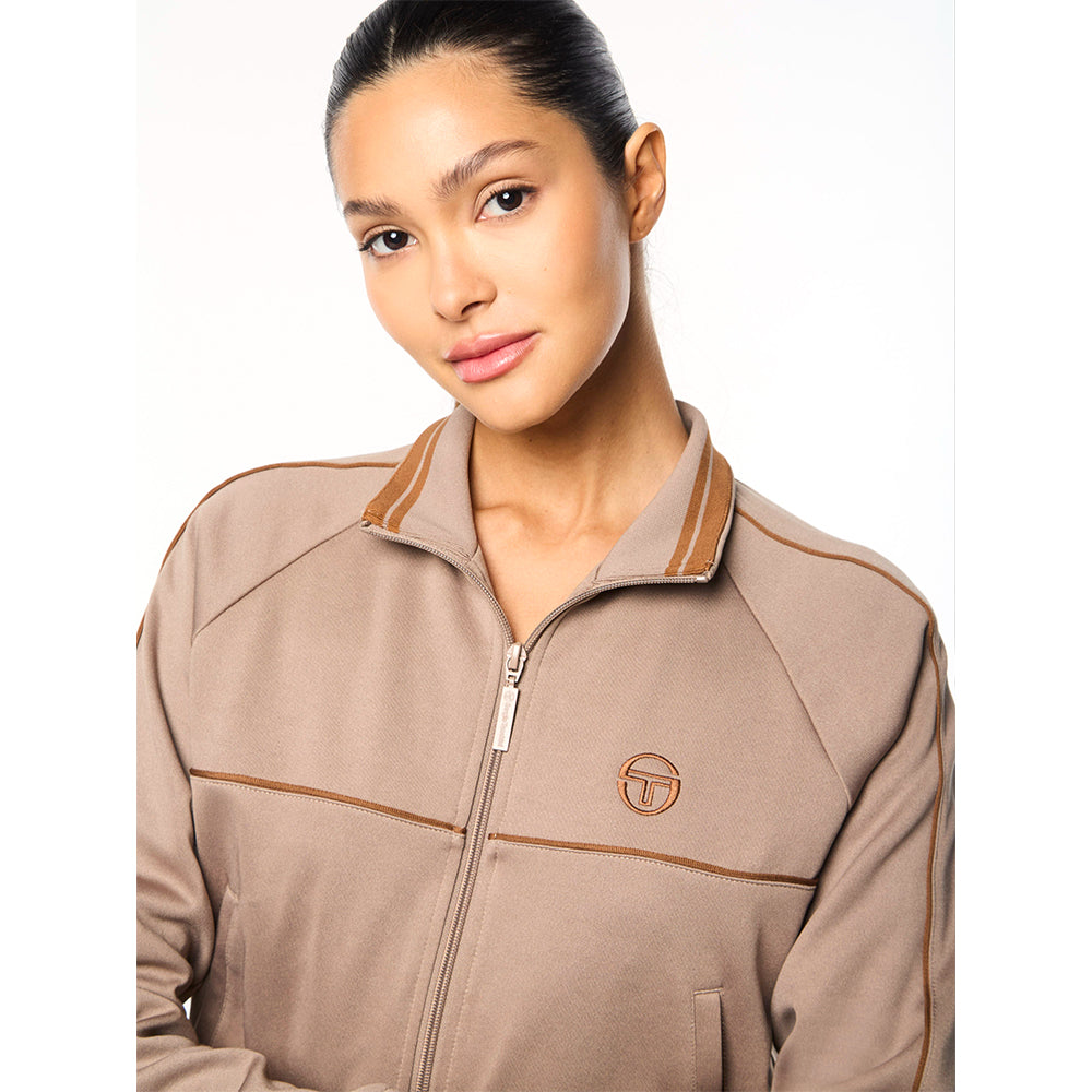 Sergio Tacchini Miss Lioni Track Jacket - Taupe Grey