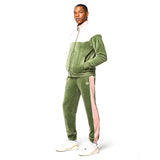 Sergio Tacchini Cielo Velour Track Jacket - Bronze Green