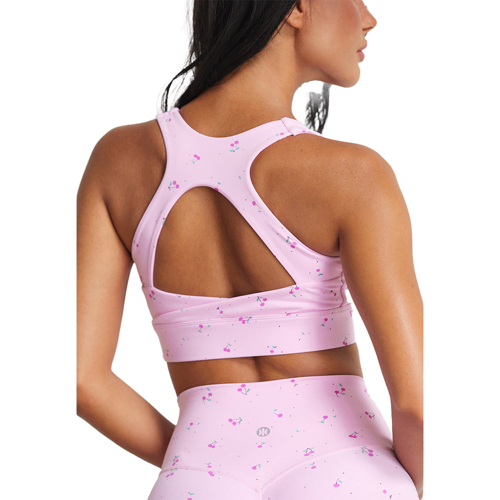 Astoria LUXE BLOSSOM Sports Crop - Cherry