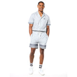 Sergio Tacchini Quadretto Cabana Short - Brilliant White