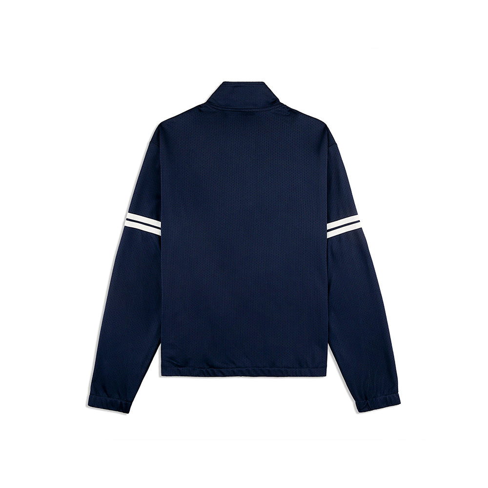 Sergio Tacchini Arturo Mesh Track Jacket - Maritime Blue/ Quiet Gray