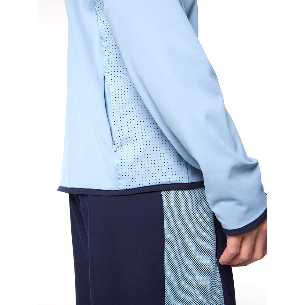 Sergio Tacchini Elio 1/4 Zip Pullover - Faded Denim