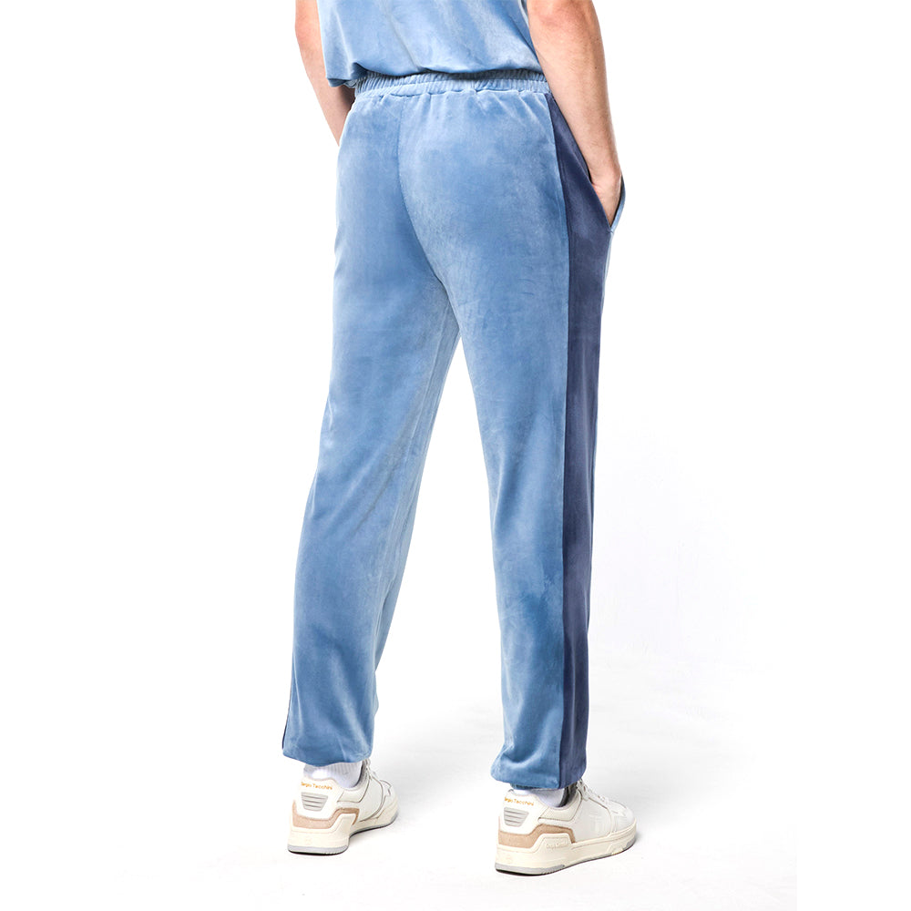 Sergio Tacchini Cielo Velour Track Pant - Faded Denim