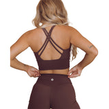Astoria LUXE BALANCE Sports Crop - Espresso
