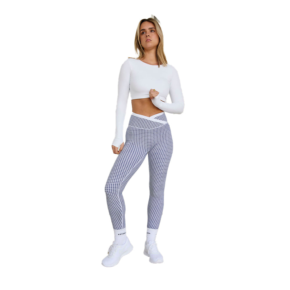 Astoria LIVE LUXE Staple Sleeved Crop - White