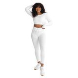 Astoria LIVE LUXE Crossed Sleeve Crop - White