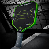 Potenza Pickleball P+ PowerSpin Carbon COREx3 Pickleball Paddle | Neon Green