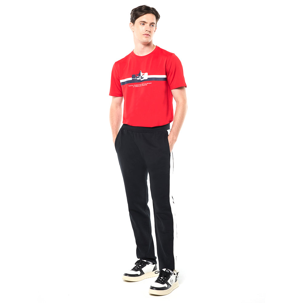 Sergio Tacchini Cursivo Track Pant - Black Beauty