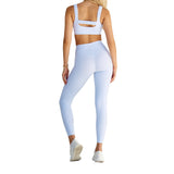 Astoria LUXE BALANCE Full Length Legging - Blue Gingham