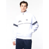 Sergio Tacchini Orion Davis Track Jacket - White/ Maritime Blue