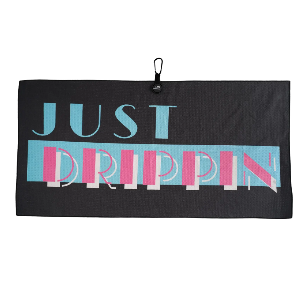 UDRIPPIN JUST DRIPPIN Black - Magnetic Microfiber Towel