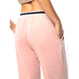 Sergio Tacchini Adele Velour Track Pant - Pale Mauve