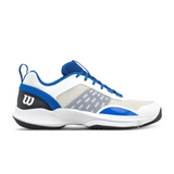 Wilson Hurakn PRO V2 Men Padel Shoes | White & Deja Vu Blue & Black