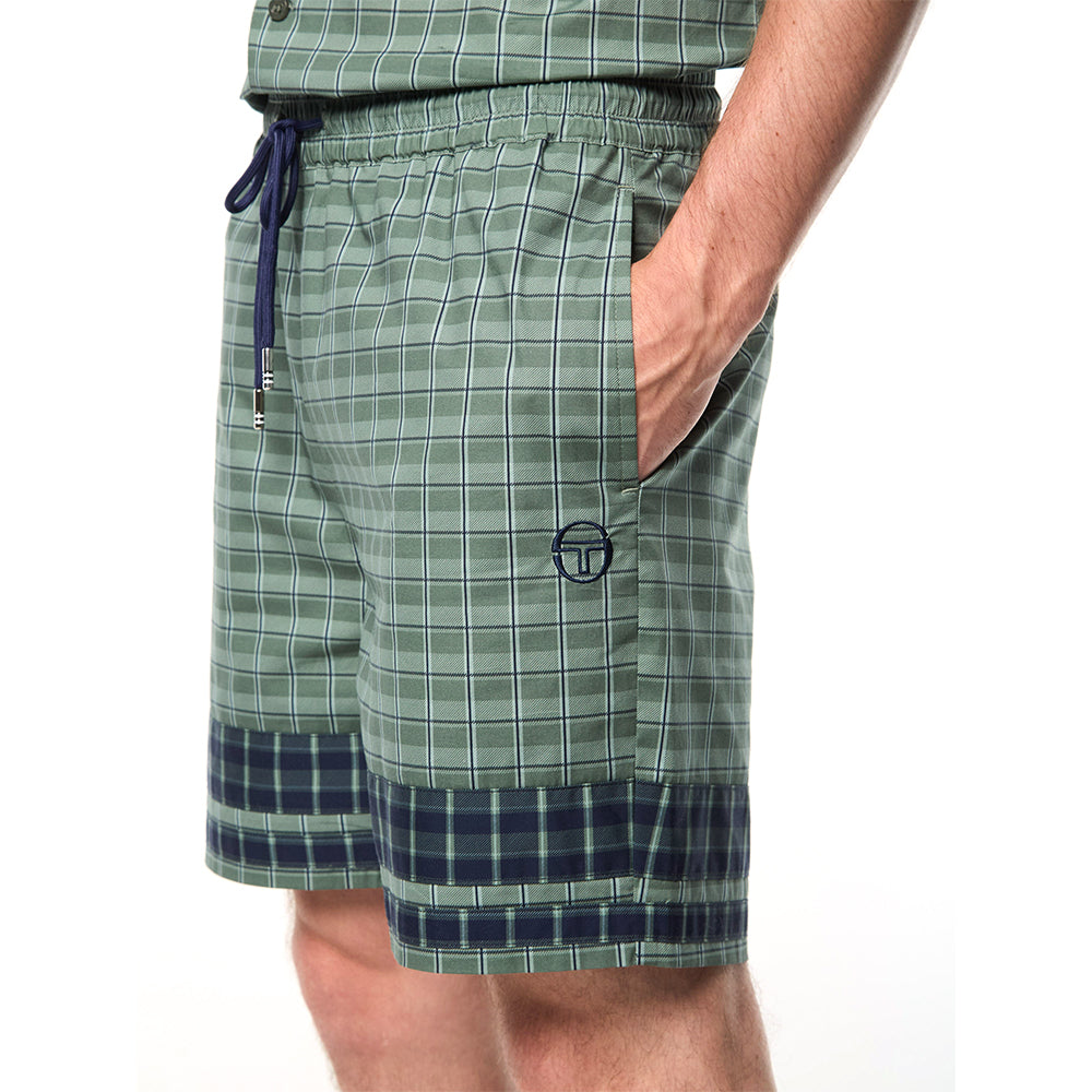 Sergio Tacchini Quadretto Cabana Short - Duck Green